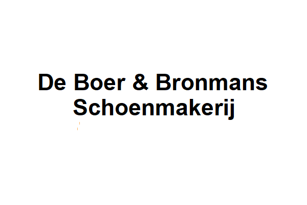 De Boer & Bronmans schoenmakerij
