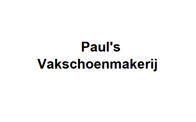Pauls Vakschoenmakerij - Amsterdam Noord