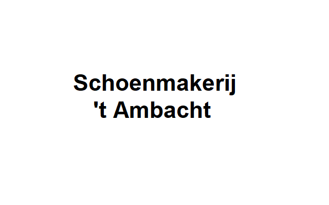Schoenmakerij 't Ambacht - Utrecht